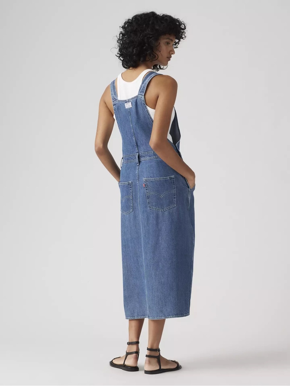 Levi's Women’s Tico Jumper Dres | Denim Blue Size Small - Picture 3 of 11